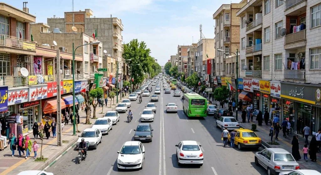 محله سنتی با هویت قدیمی کرج
