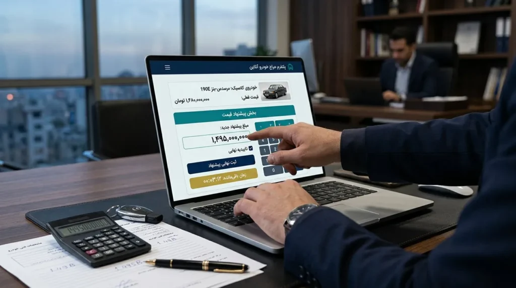 مرحله پنجم؛ ارائه پیشنهاد قیمت